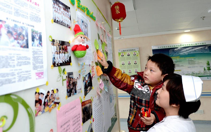 先心小患儿恢复良好